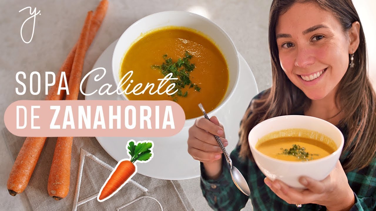 Sopa de zanahoria con jengibre