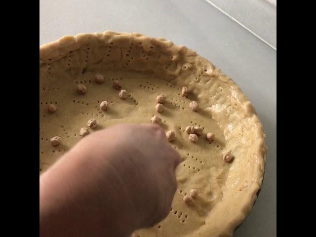 Tarta salada de remolacha y feta vegetal