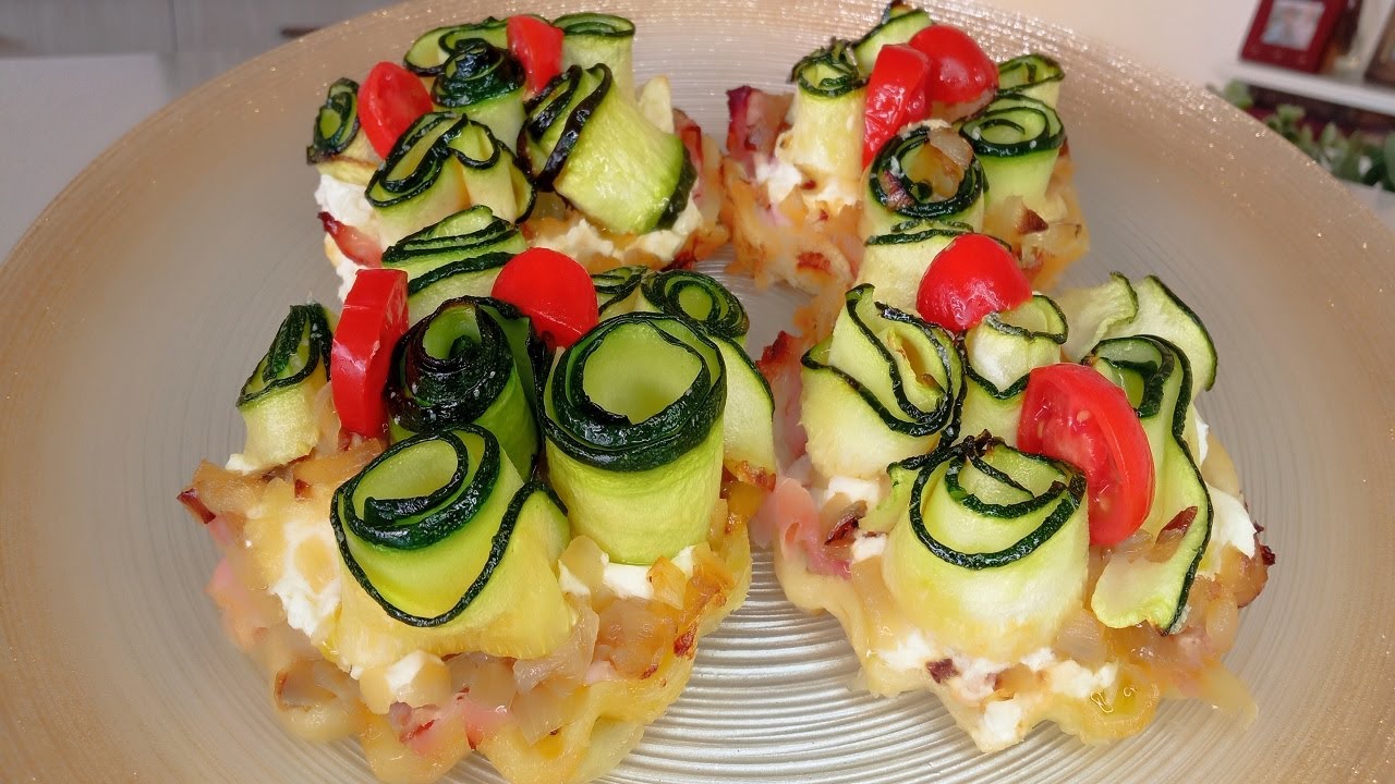 Tartaletas de calabacín