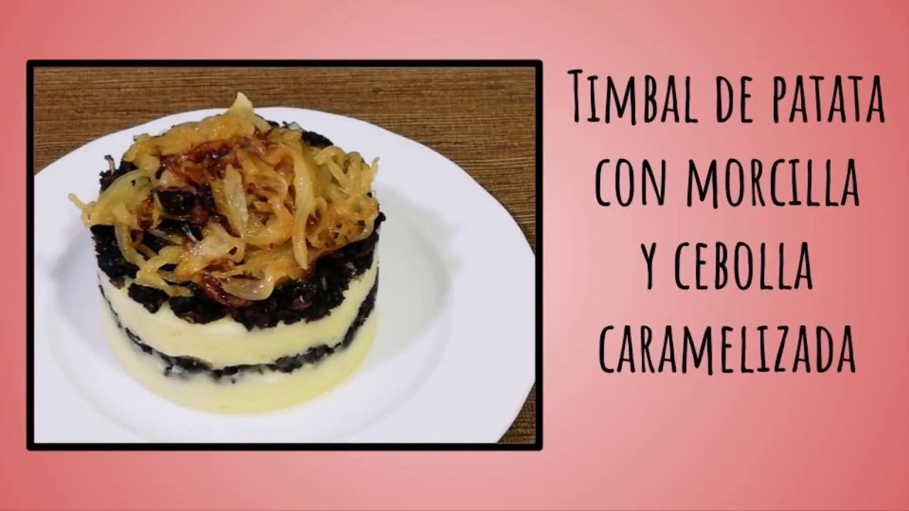Timbal de cebolla caramelizada