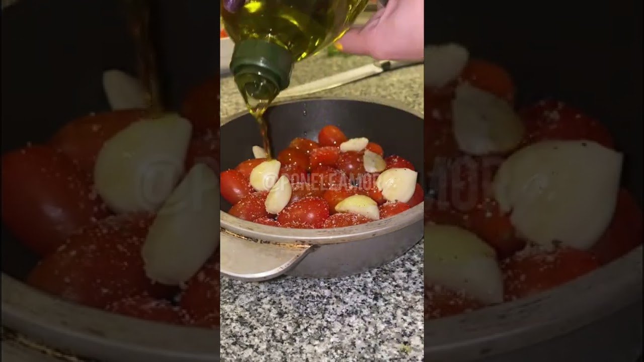 Tomates cherry asados con sal marina