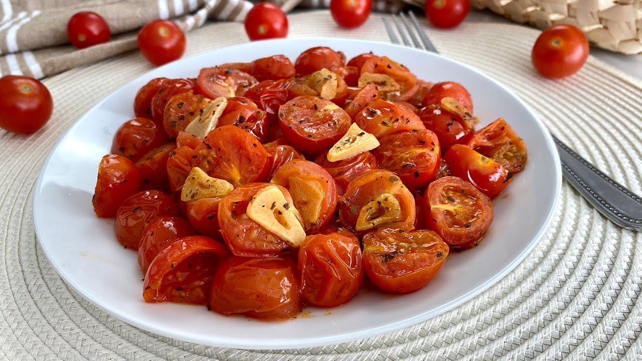 Tomates cherry salteados