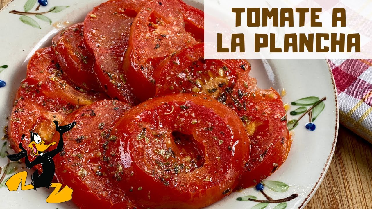 Tomates marinados con ajo y orégano