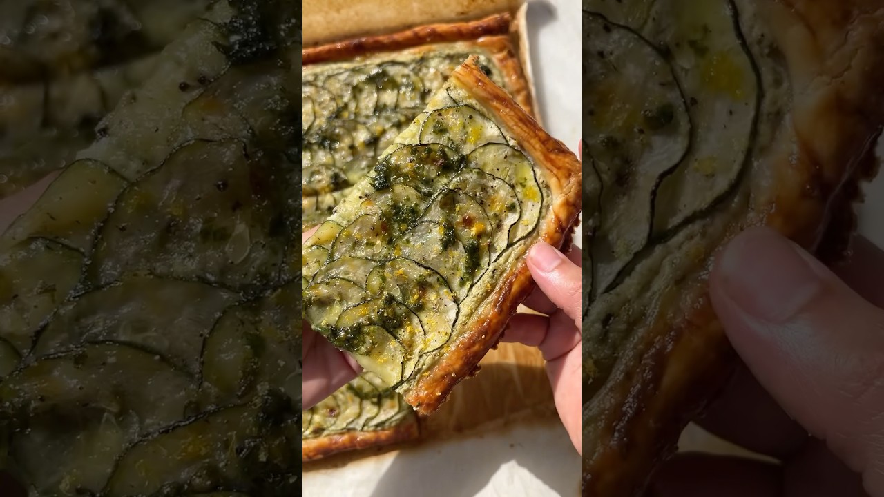 Torrijas saladas de calabacín