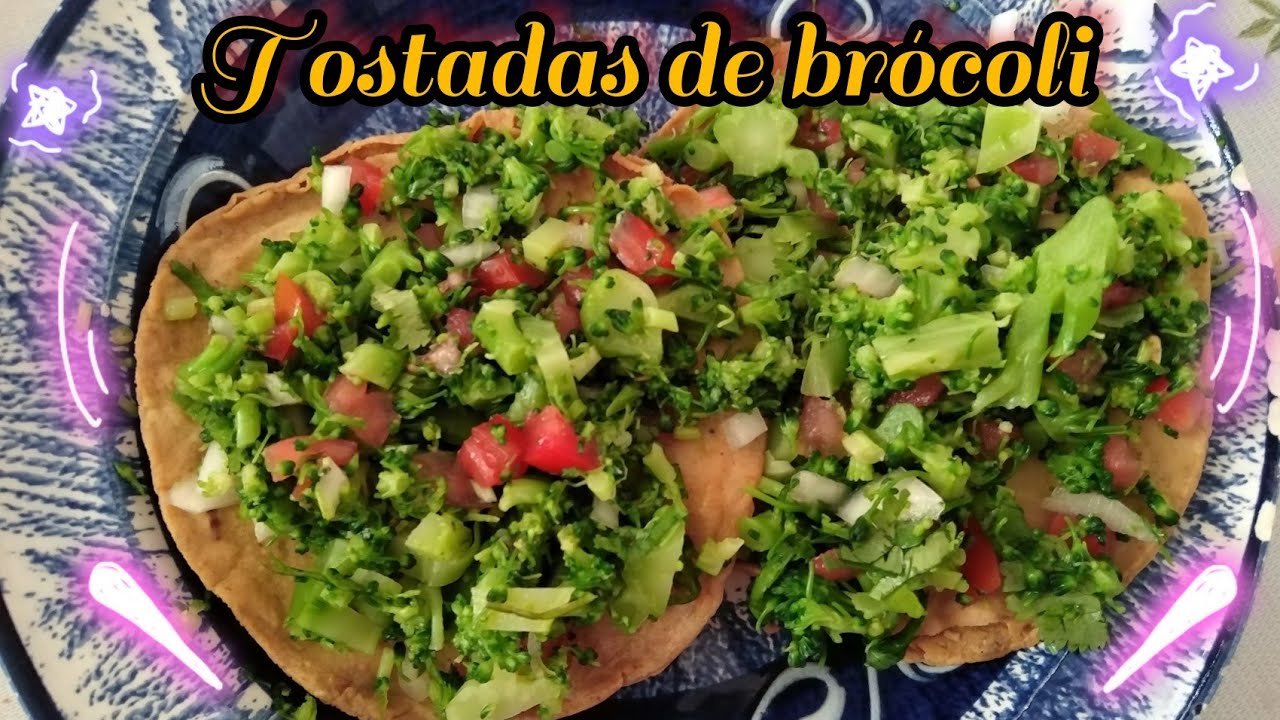 Tostadas de brócoli