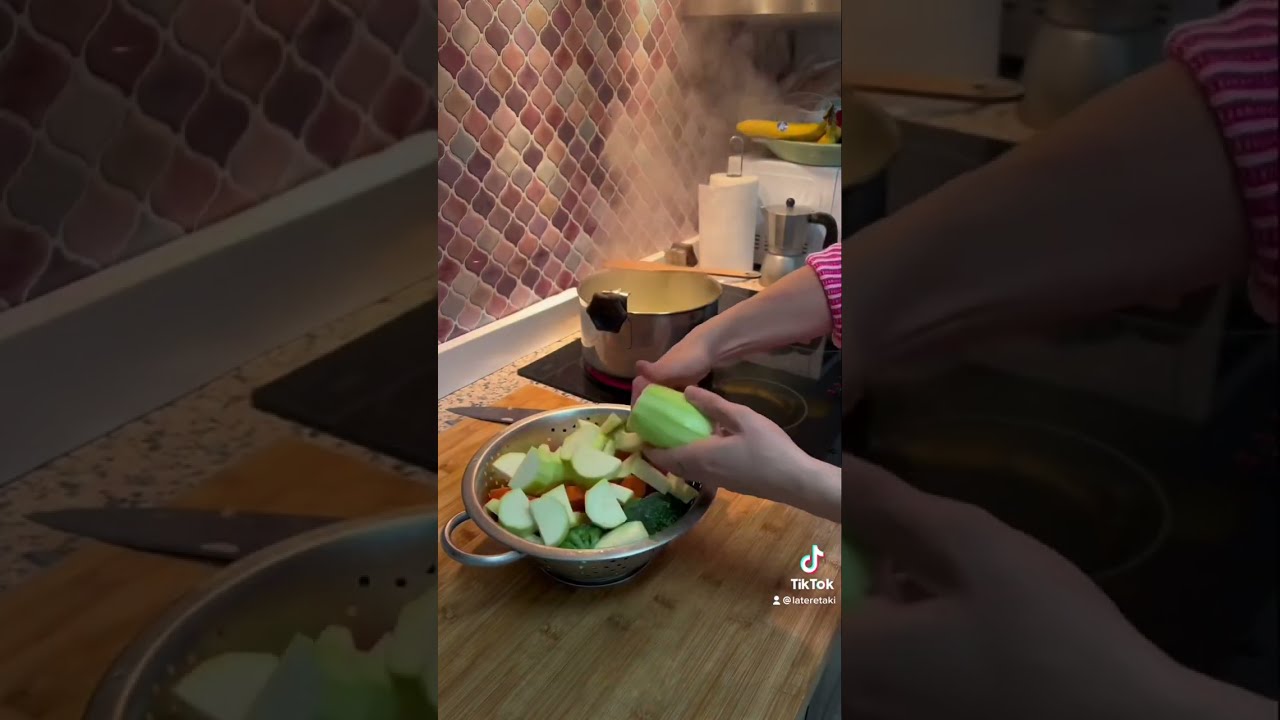 Verduras con salsa de crema vegetal