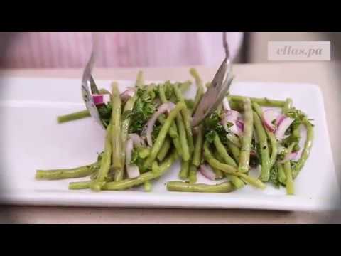 Verduras marinadas en hierbas