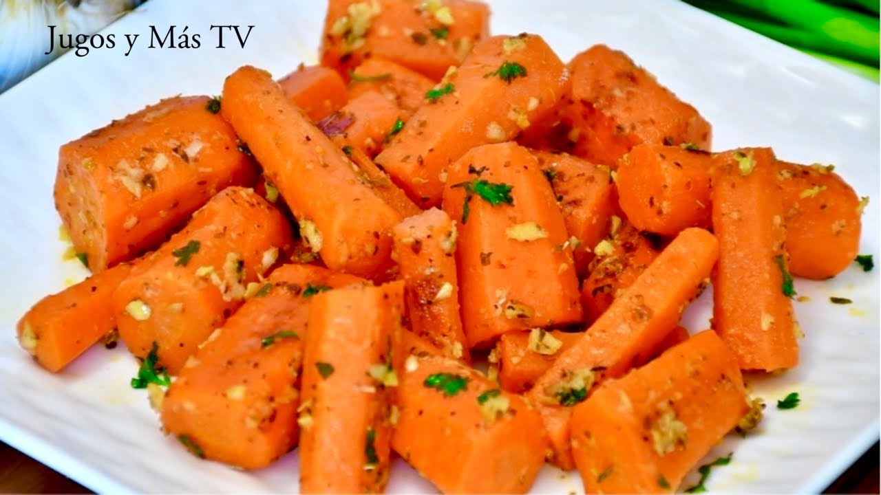 Zanahorias con ajo y perejil