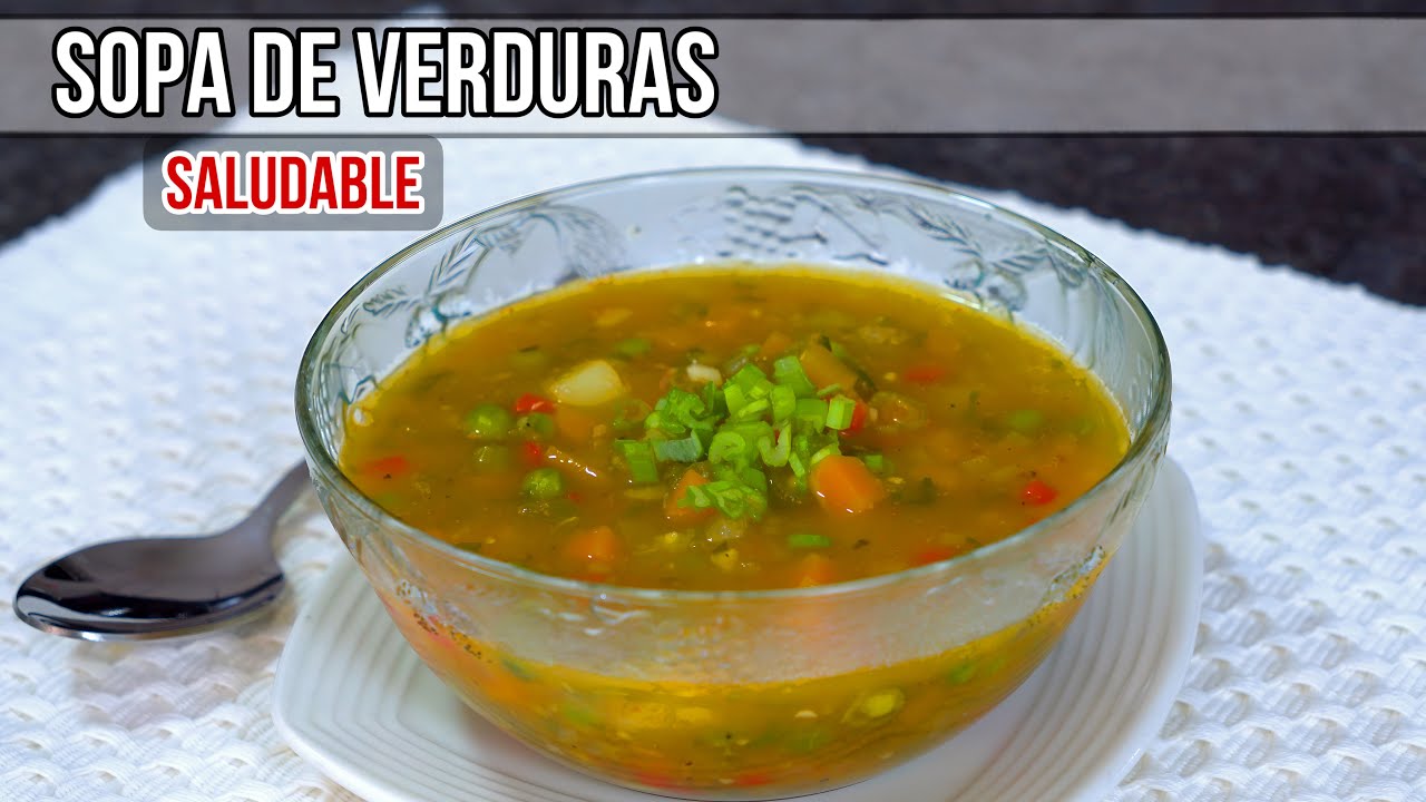 sopa de verduras estilo portugués