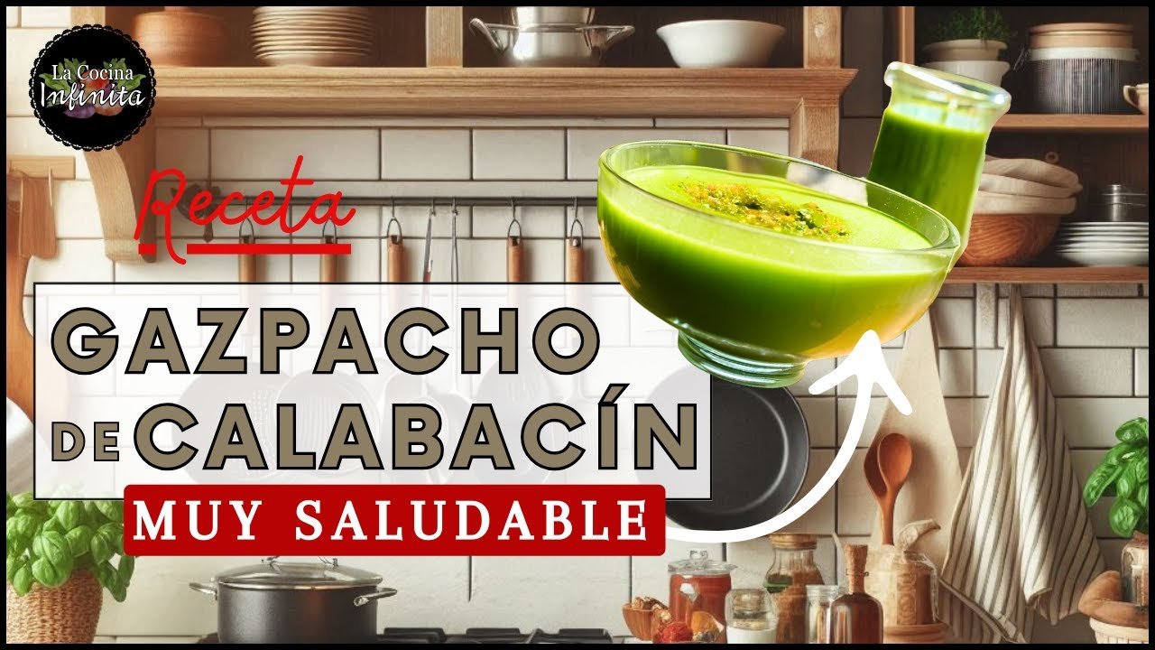 Gazpacho de calabacín crudo