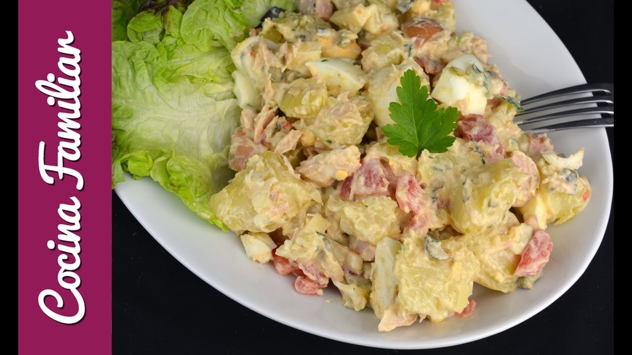 Papas con salsa tártara