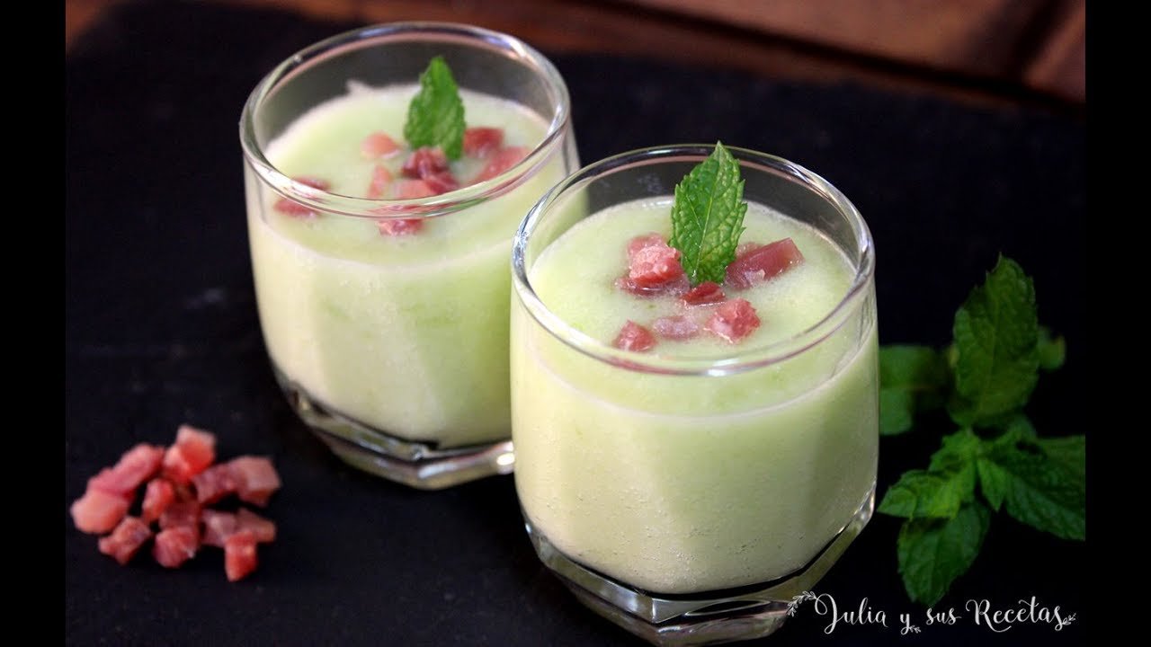 Receta de Gazpacho de melón y tomate