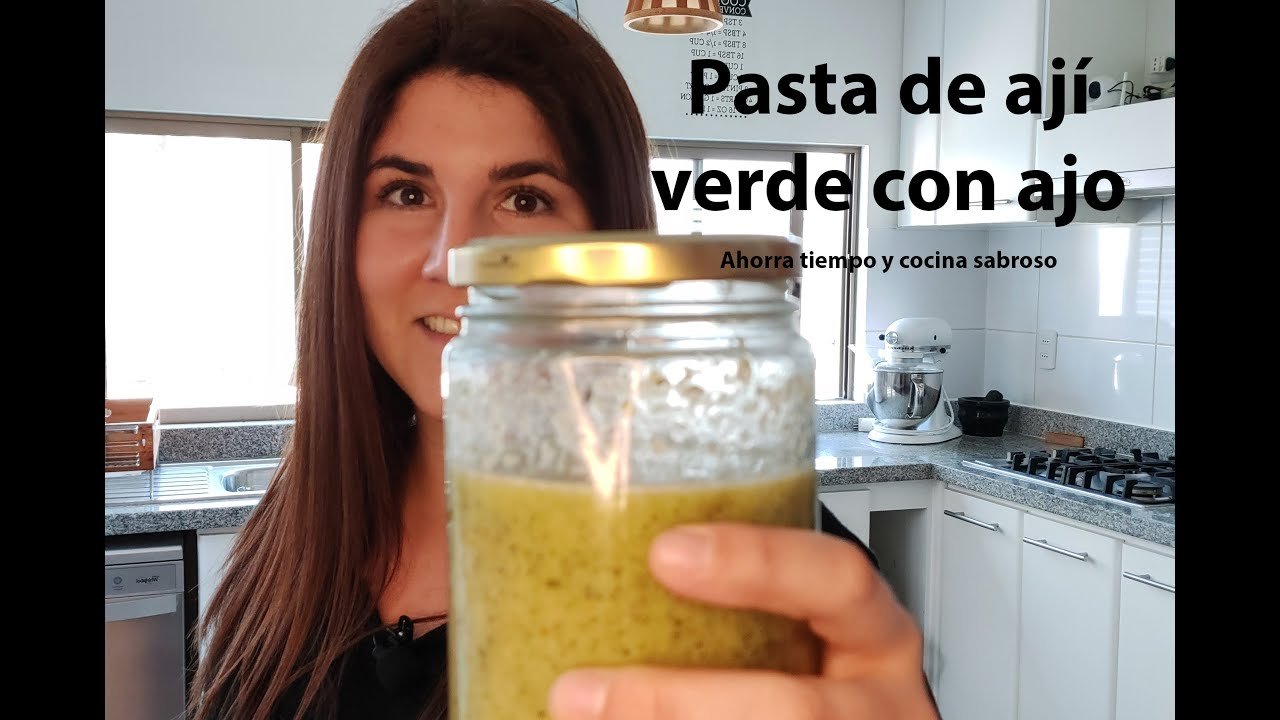 Receta de Pasta de ají verde