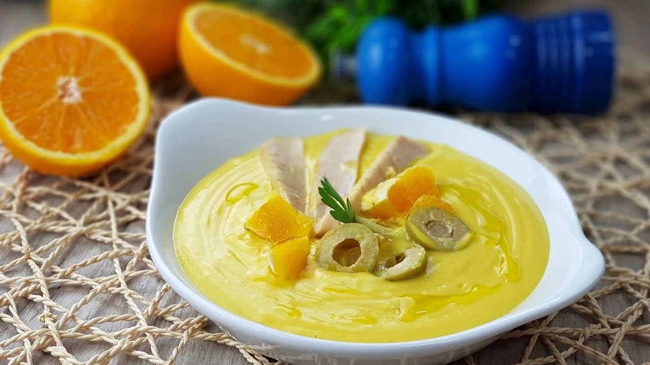 Receta de Salmorejo de naranja