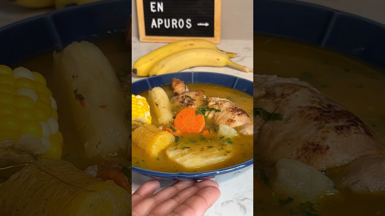 Receta de Sancocho colombiano de pollo