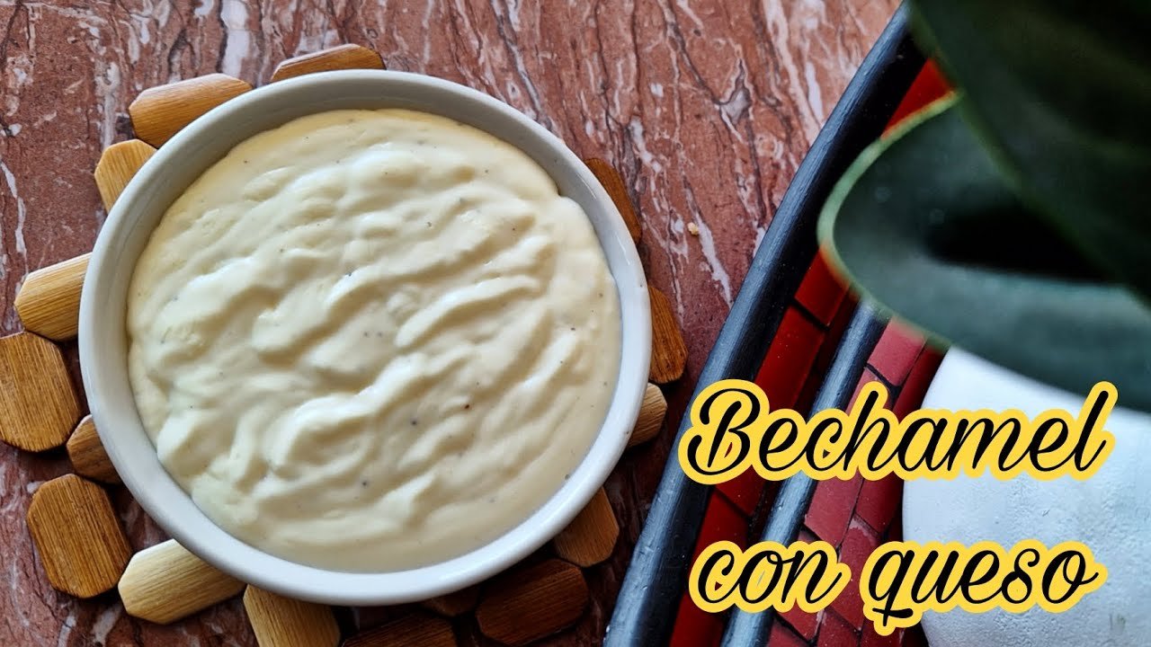 Salsa bechamel con queso gruyere