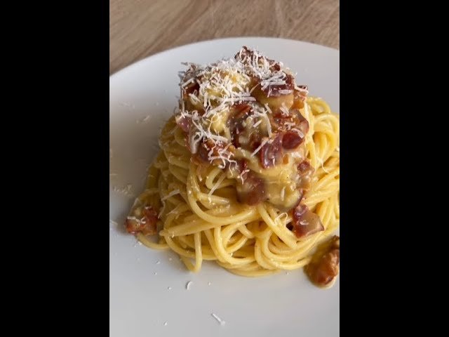 Salsa carbonara con panceta ahumada