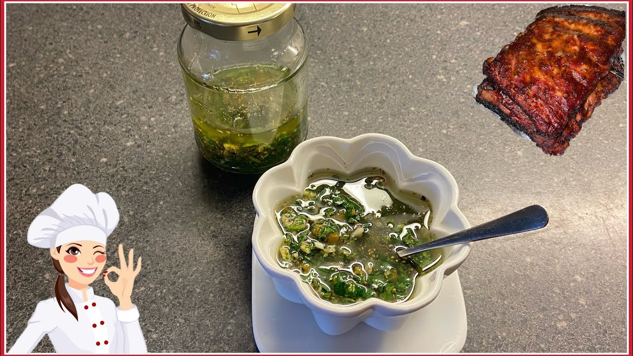 Salsa chimichurri uruguayo clásico