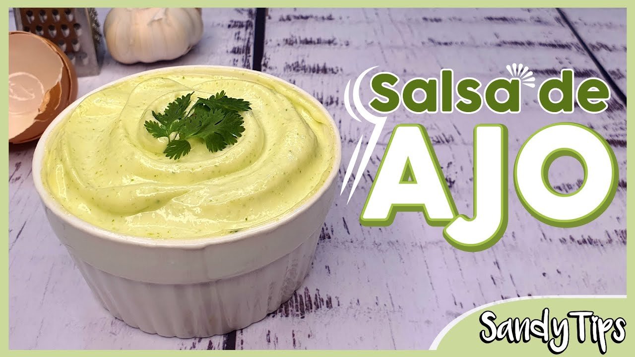 Salsa cremosa al ajo