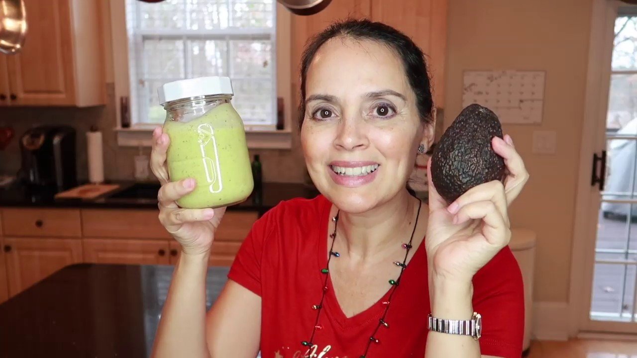 Salsa de aguacate para ensaladas