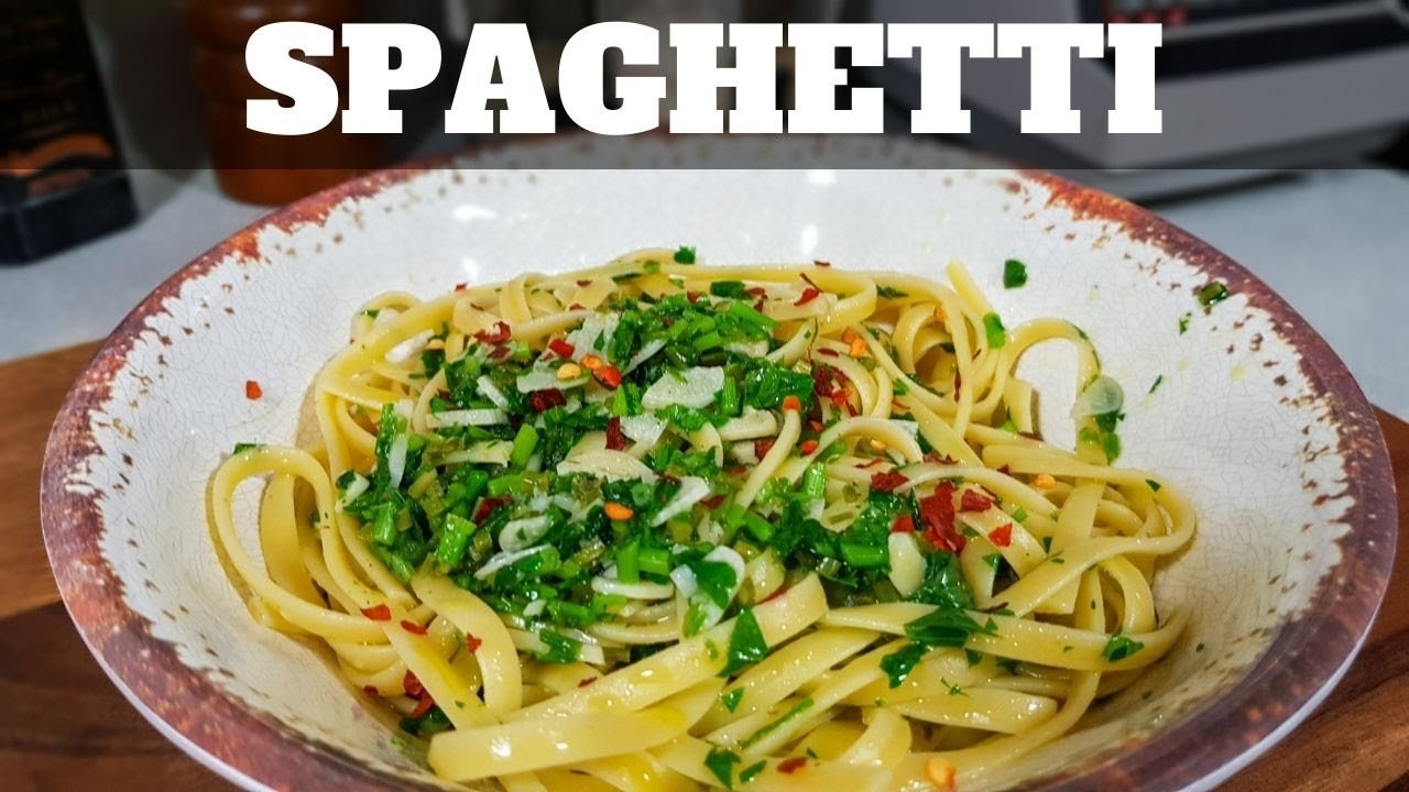 Salsa de ajo y aceite (aglio e olio)