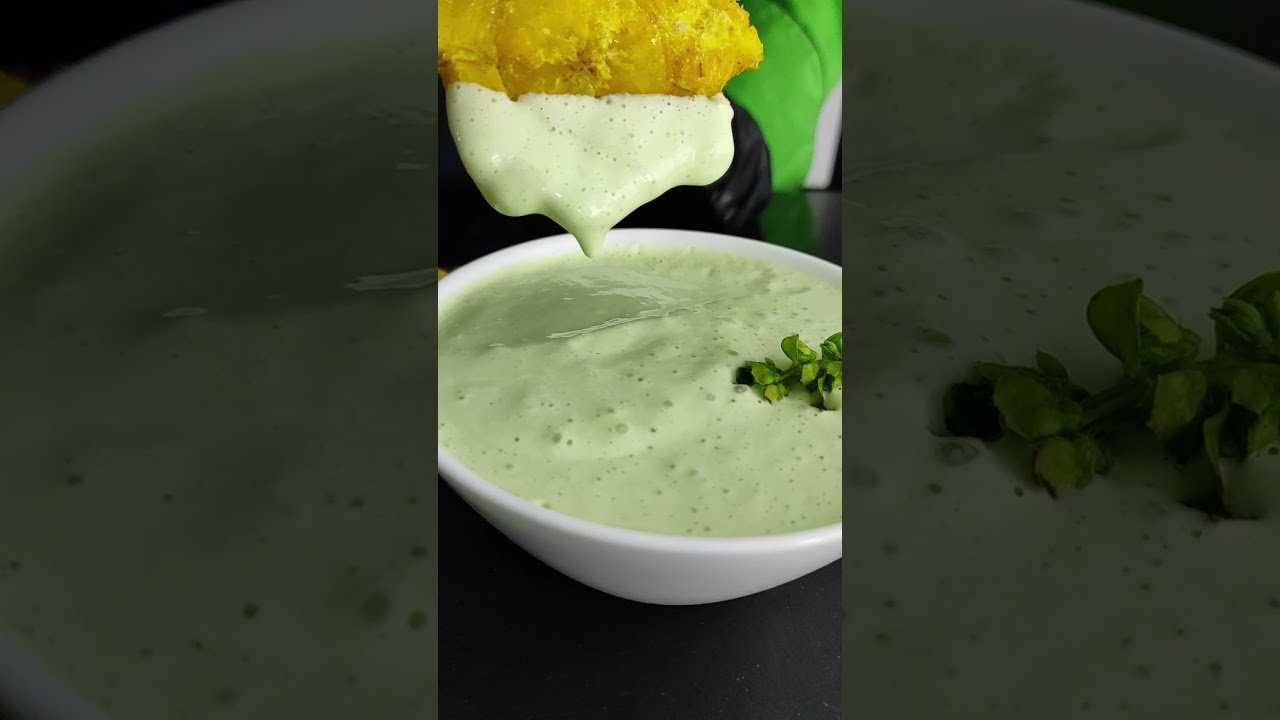 Salsa de albahaca con ajo