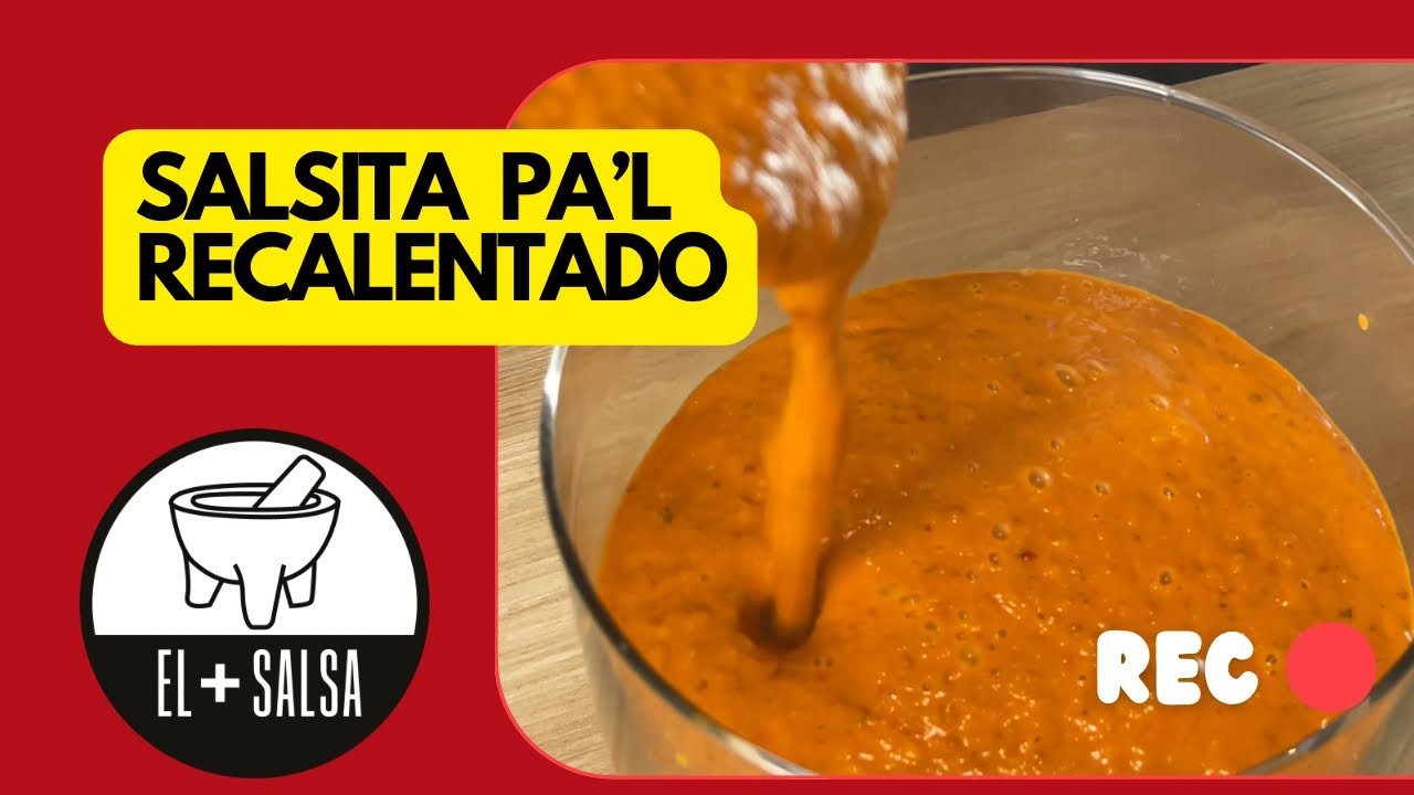 Salsa de autor con chile seco
