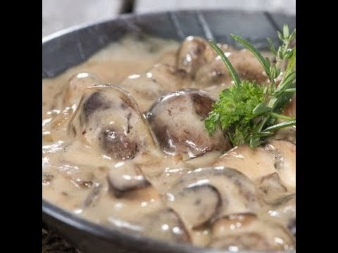 Salsa de champiñones para carnes