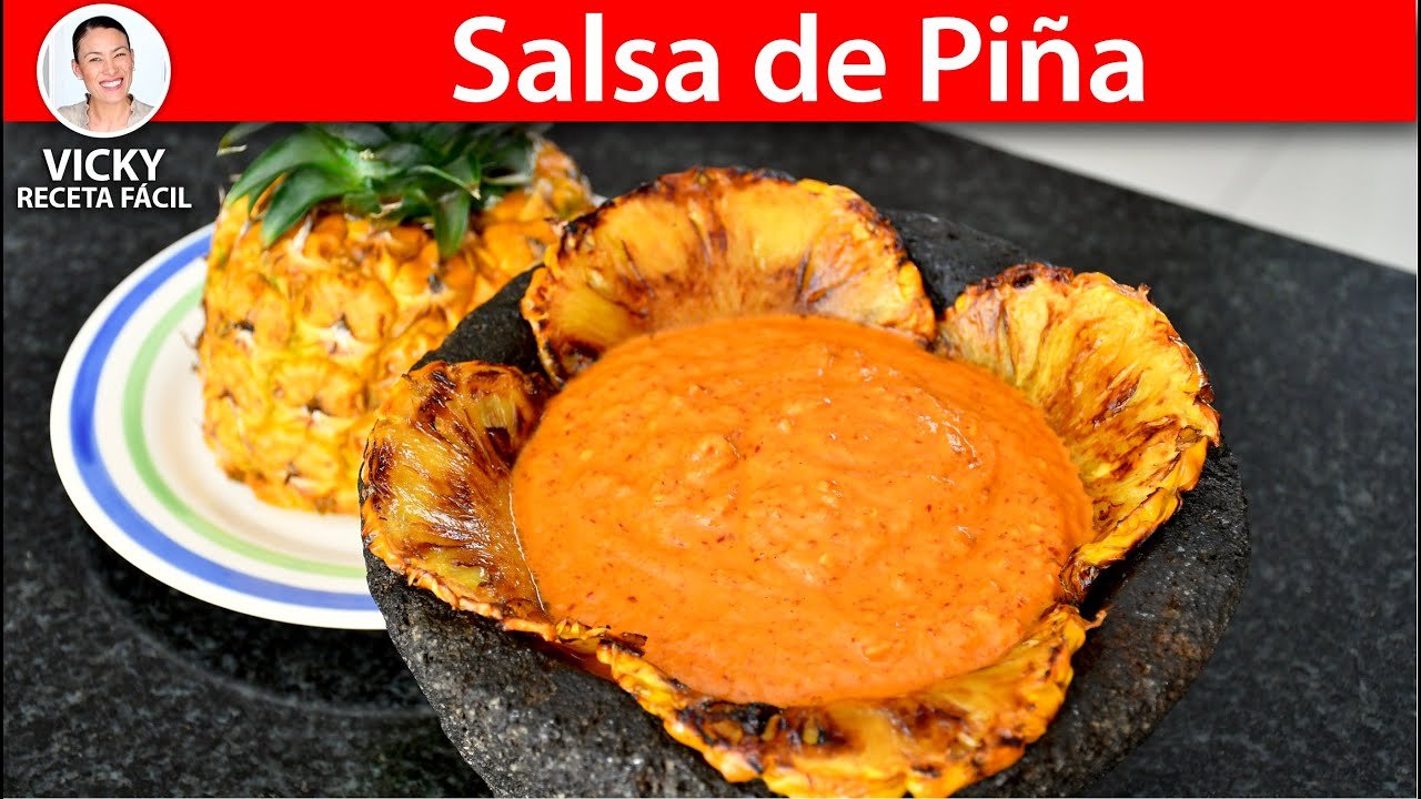 Salsa de chile dulce con piña