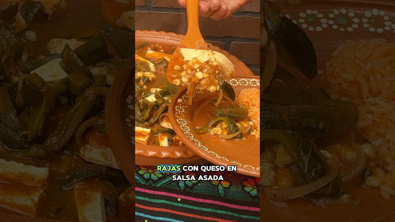 Salsa de chile poblano y queso fresco