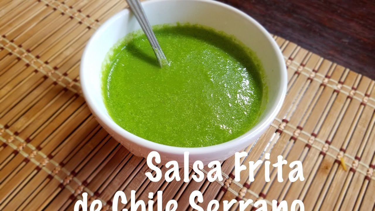 Salsa de chile serrano intensa