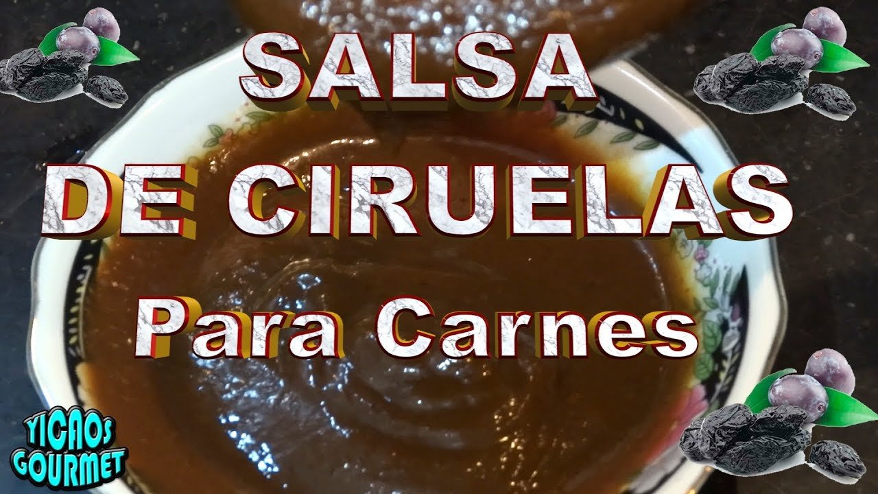 Salsa de ciruela para costillas