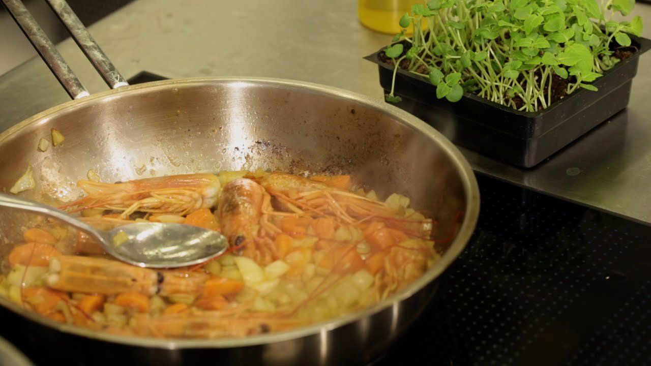 Salsa de curry rojo para camarón