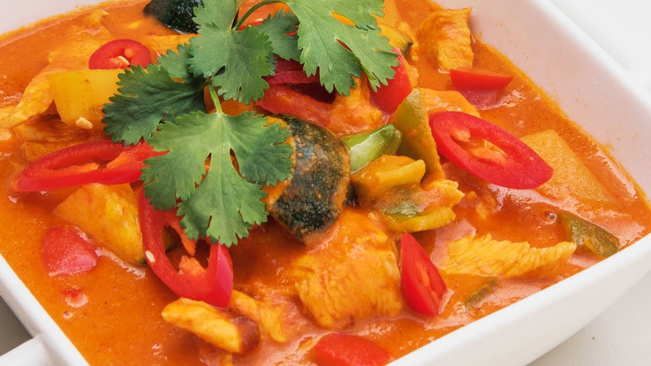 Salsa de curry rojo