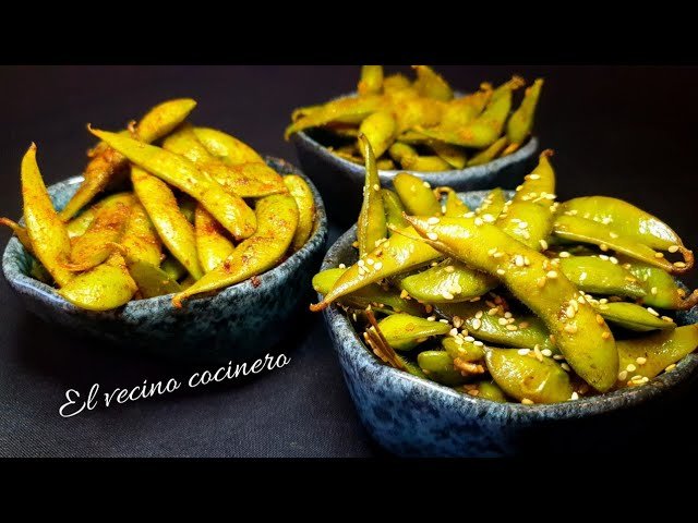 Salsa de edamame vegana