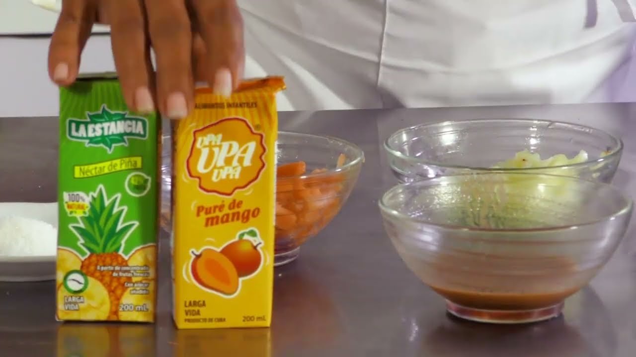 Salsa de frutas tropicales intensas