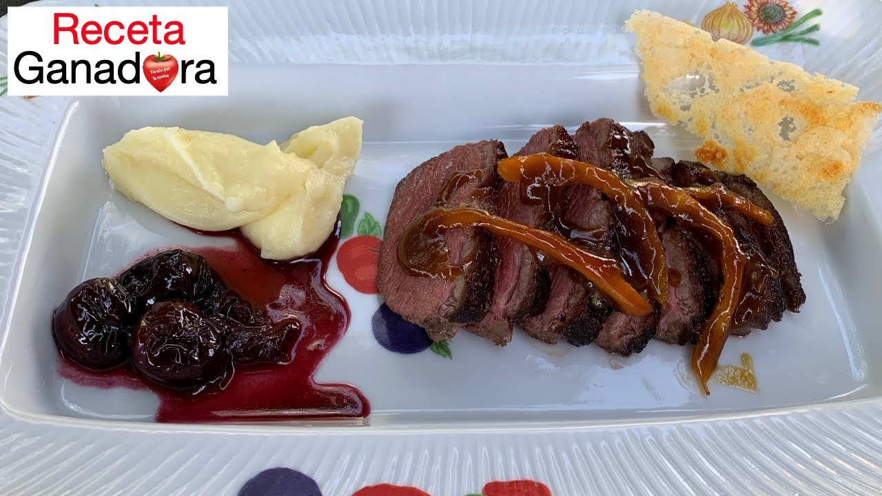 Salsa de frutos rojos y naranja