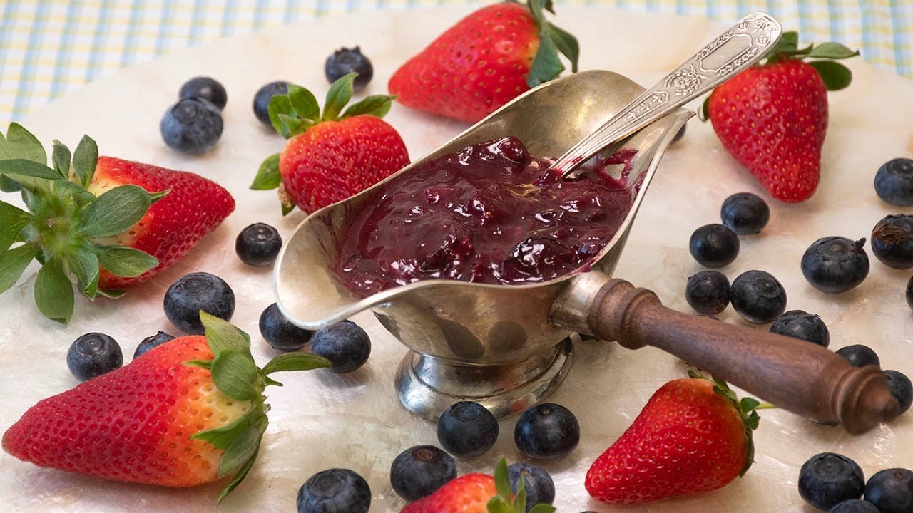 Salsa de frutos rojos