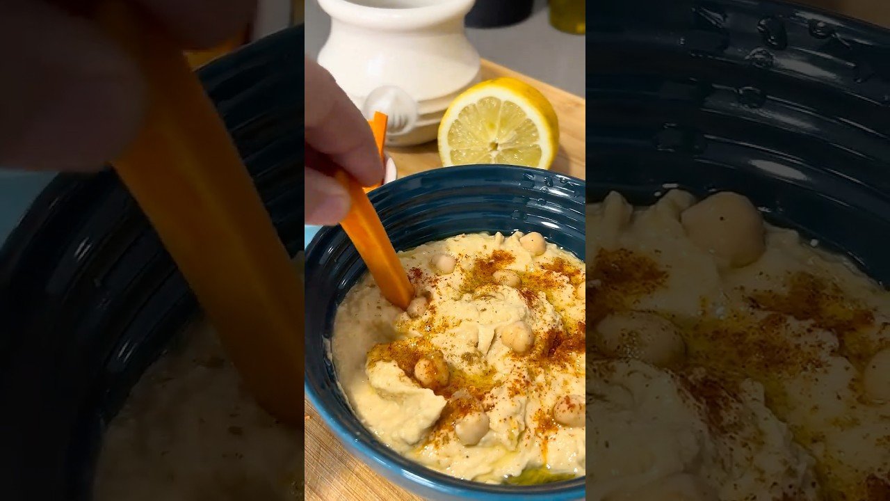 Salsa de hummus con limón extra