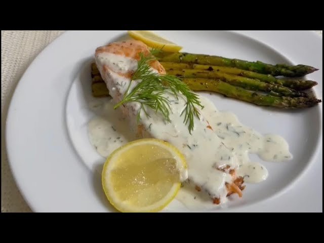 Salsa de limón y eneldo para pescado