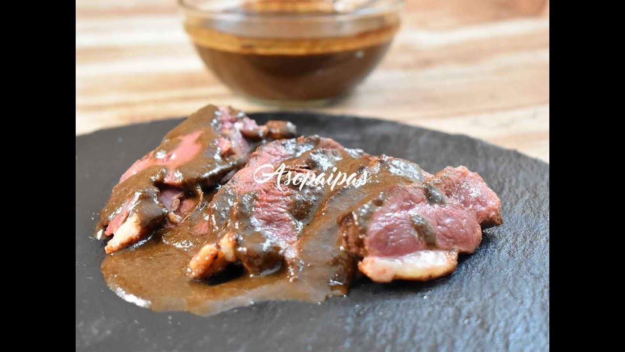 Salsa de pato balsámica