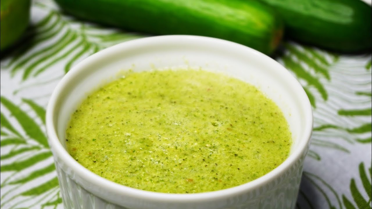 Salsa de pepino y limón
