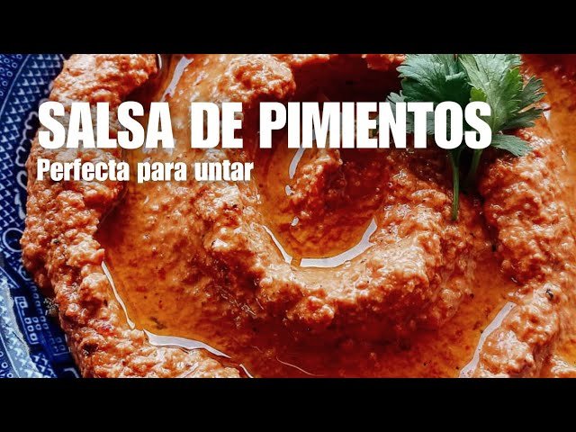 Salsa de pimentón ahumado y aceite de oliva