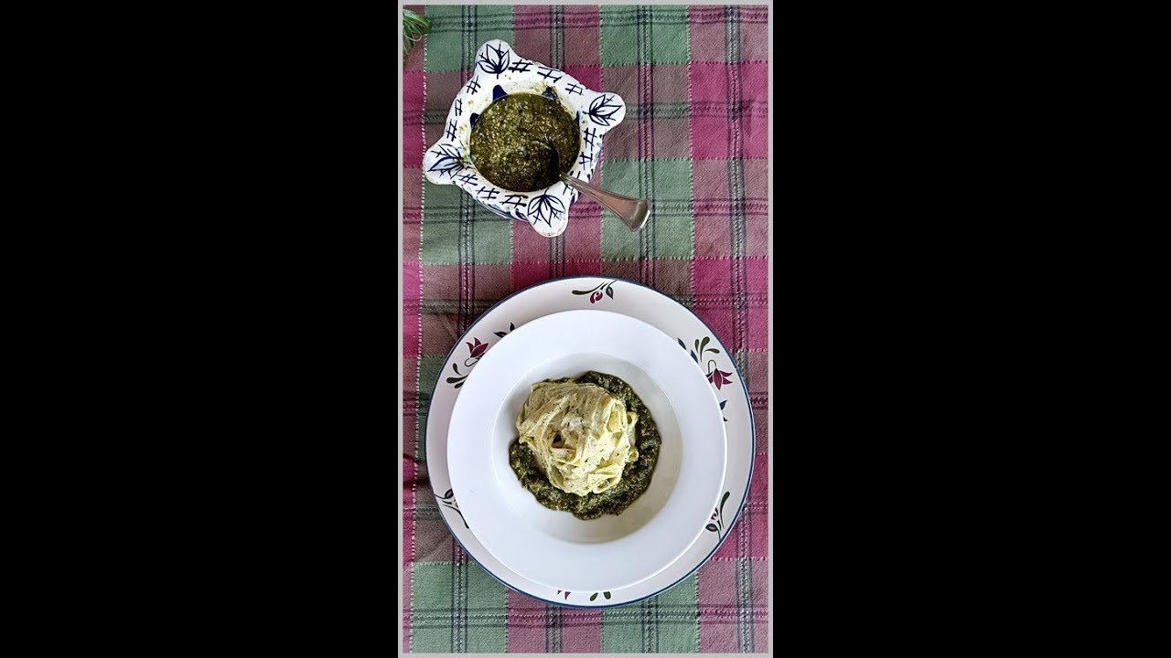 Salsa de pistacho y ricotta