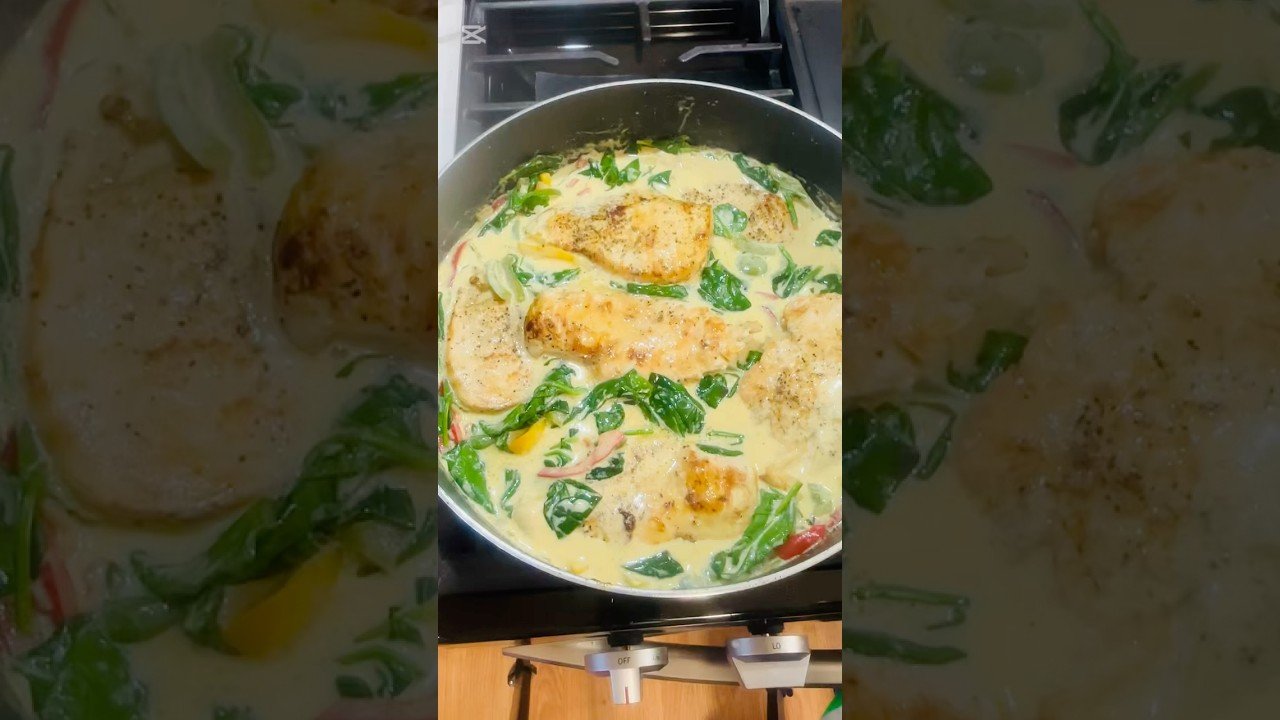 Salsa de pollo cremosa