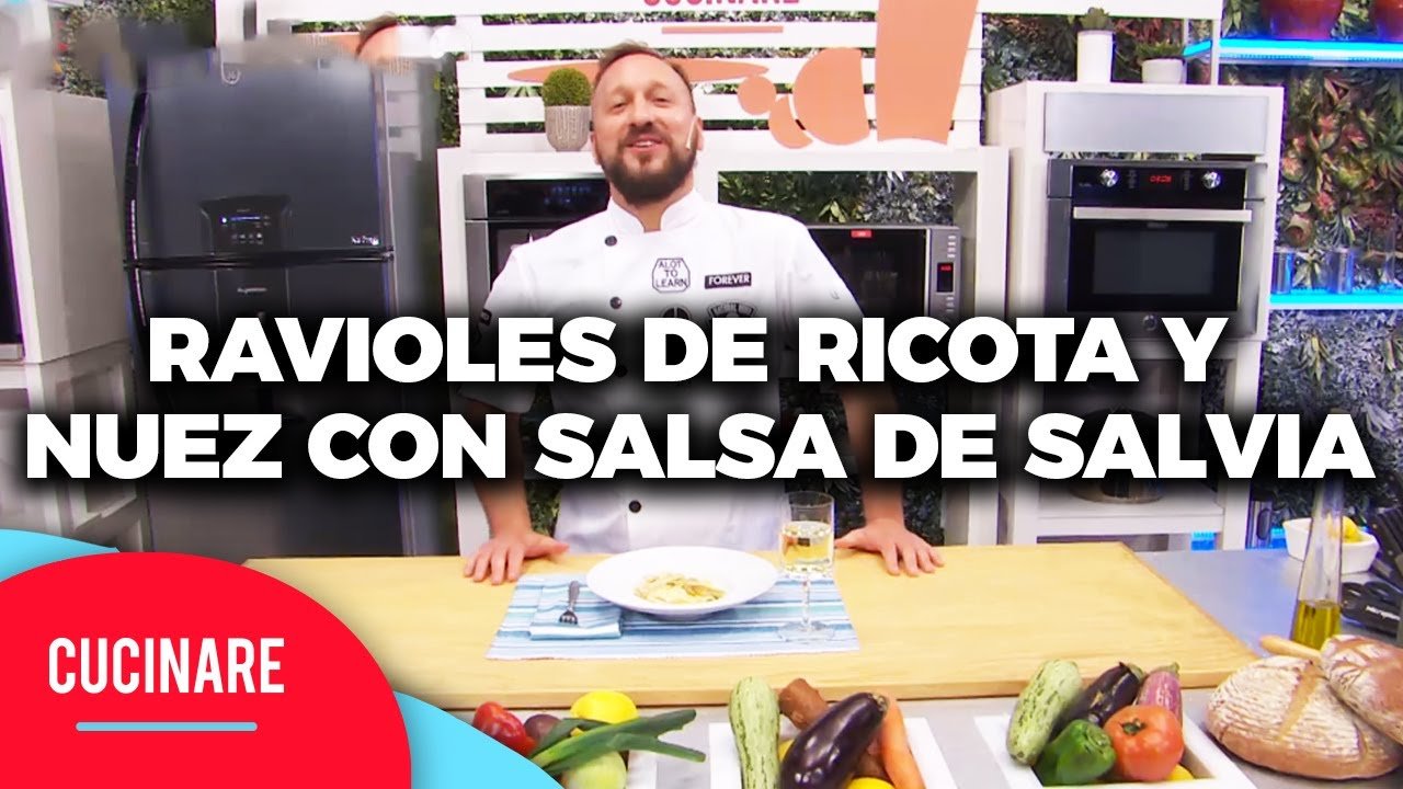 Salsa de queso ricotta con nuez