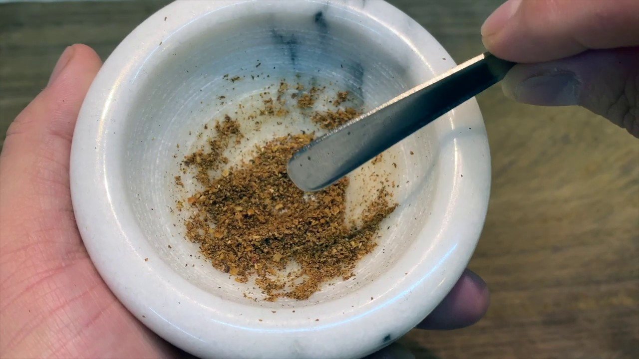 Salsa de semillas molidas