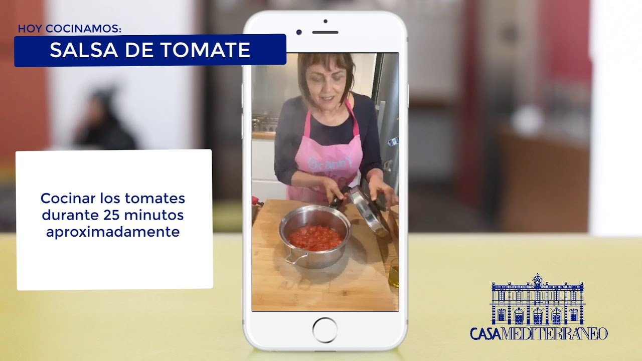 Salsa de tomate estilo mediterráneo