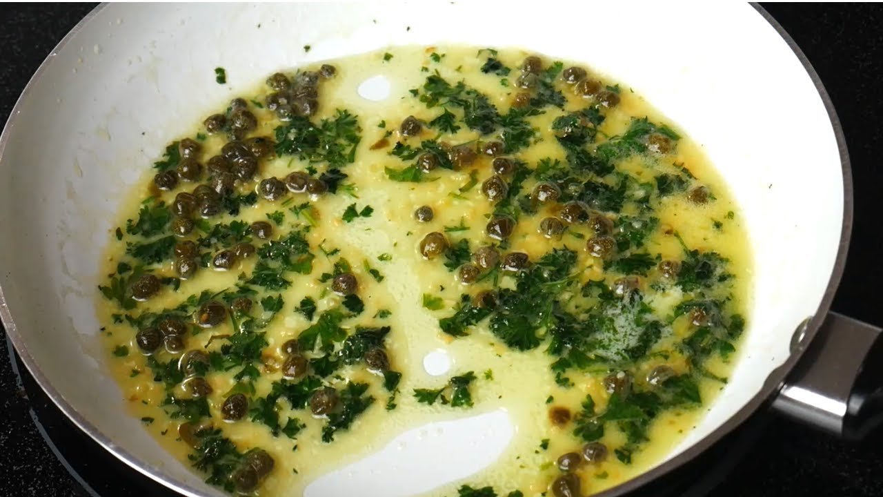 Salsa de tomate y alcaparras al vino blanco