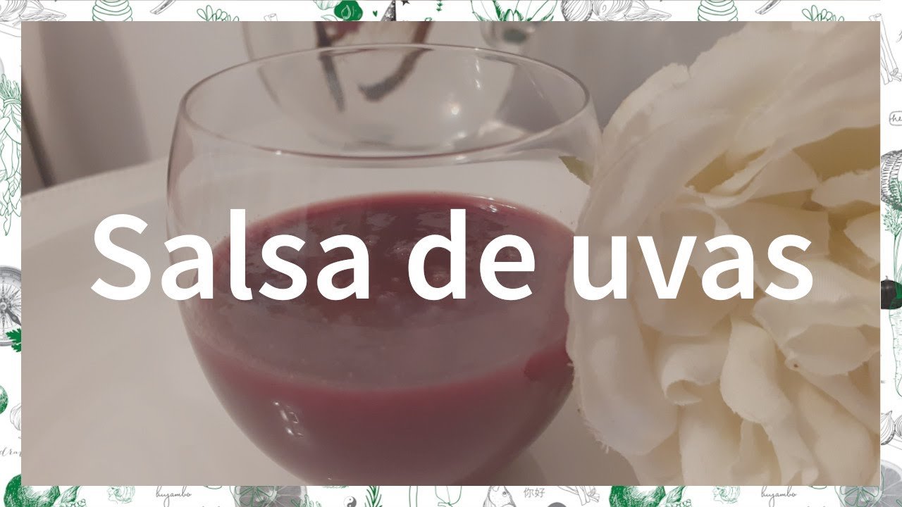 Salsa de uva dulce especiada